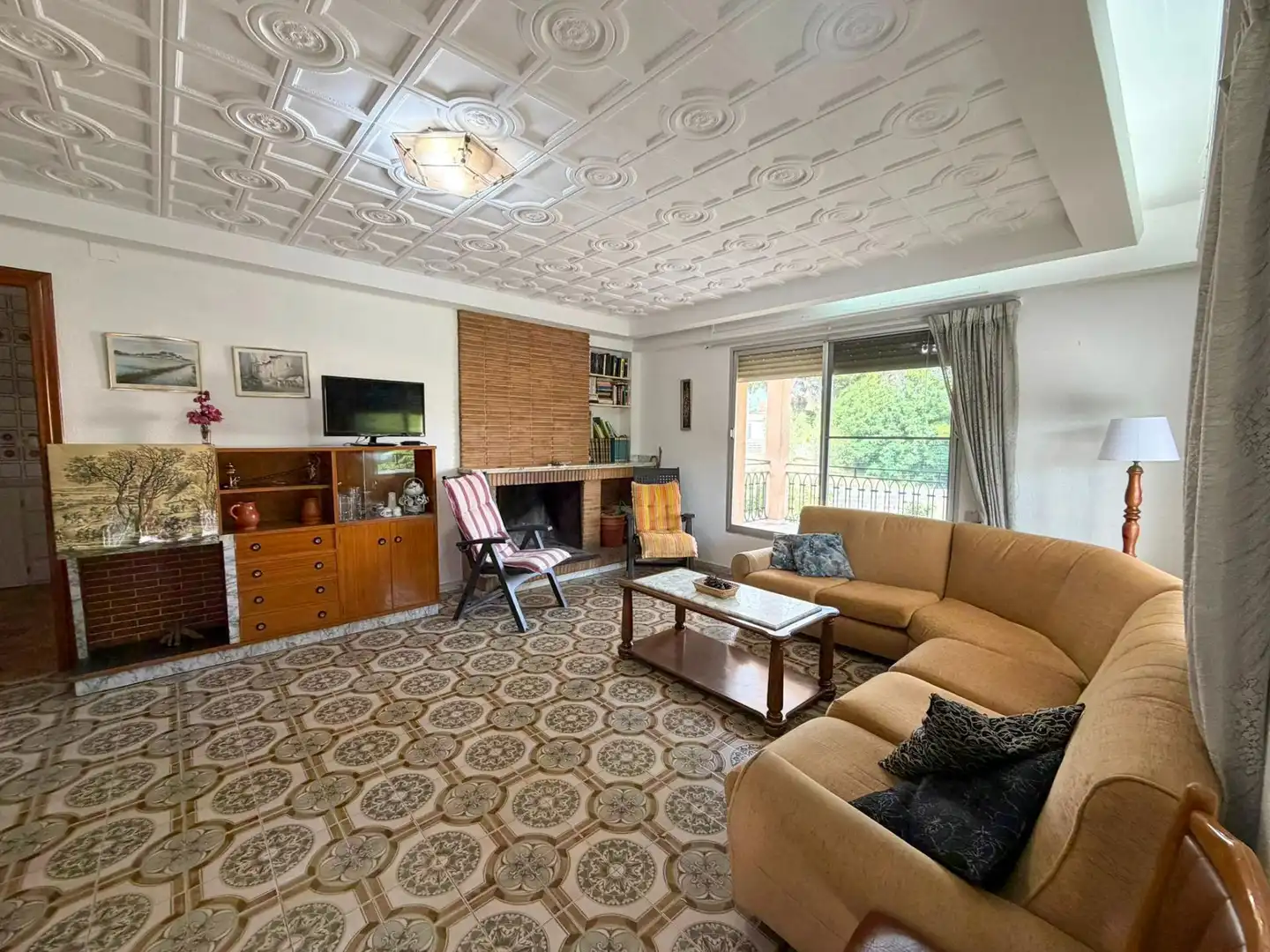 Sala de estar de Casa o chalet en venta en Torrent con Jardín privado, Terraza y Trastero