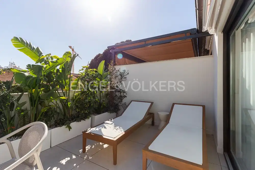 Terraza de Ático de alquiler en Valencia con Aire acondicionado, Calefacción y Terraza