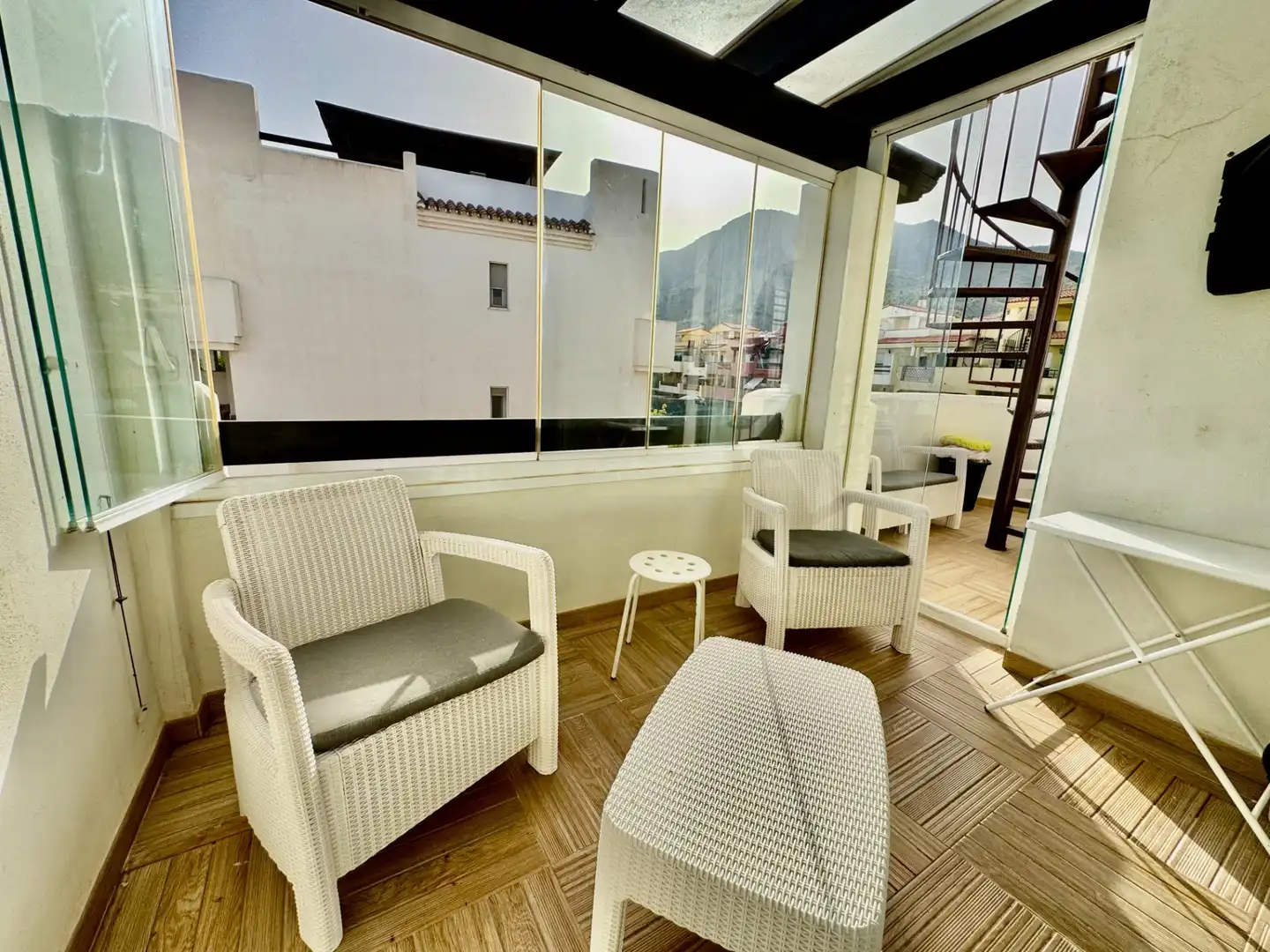 Terrace of Attic for sale in Benalmádena  with Air Conditioner, Private garden and Terrace