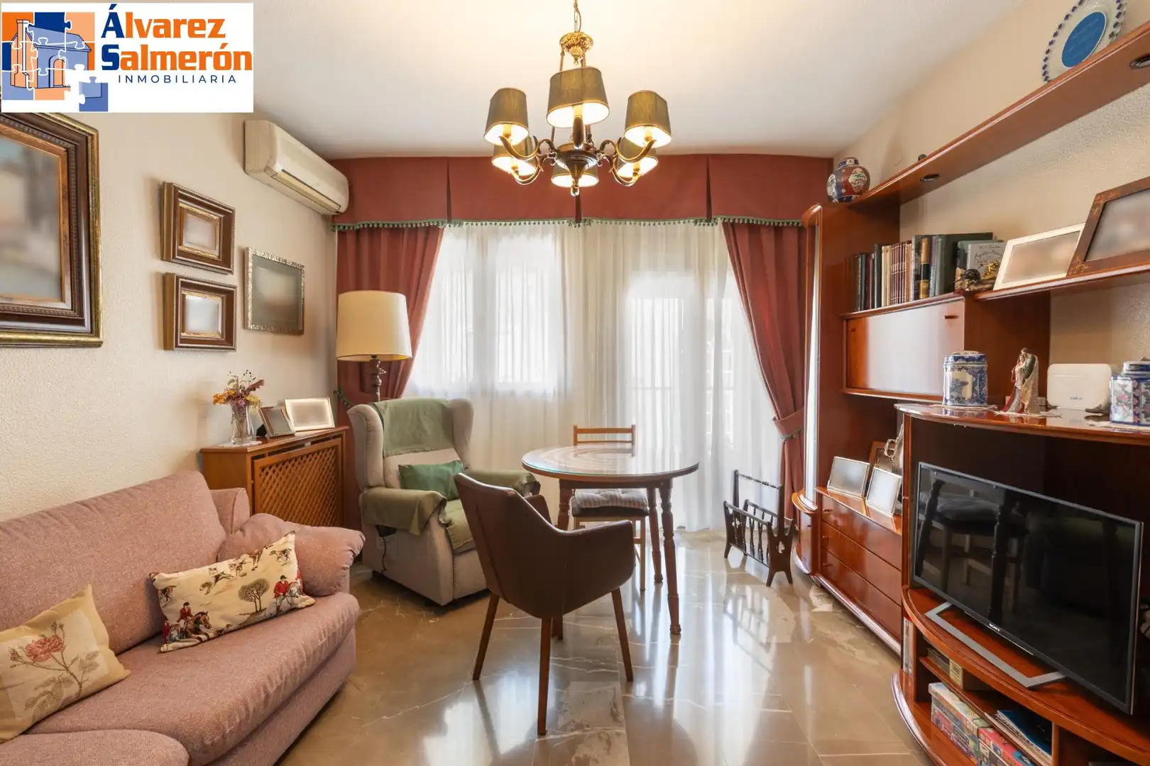 Sala de estar de Piso en venta en Albolote con Aire acondicionado, Calefacción y Balcón
