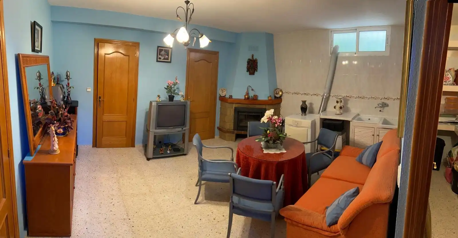 Sala de estar de Casa o chalet en venta en La Nucia con Aire acondicionado, Jardín privado y Terraza