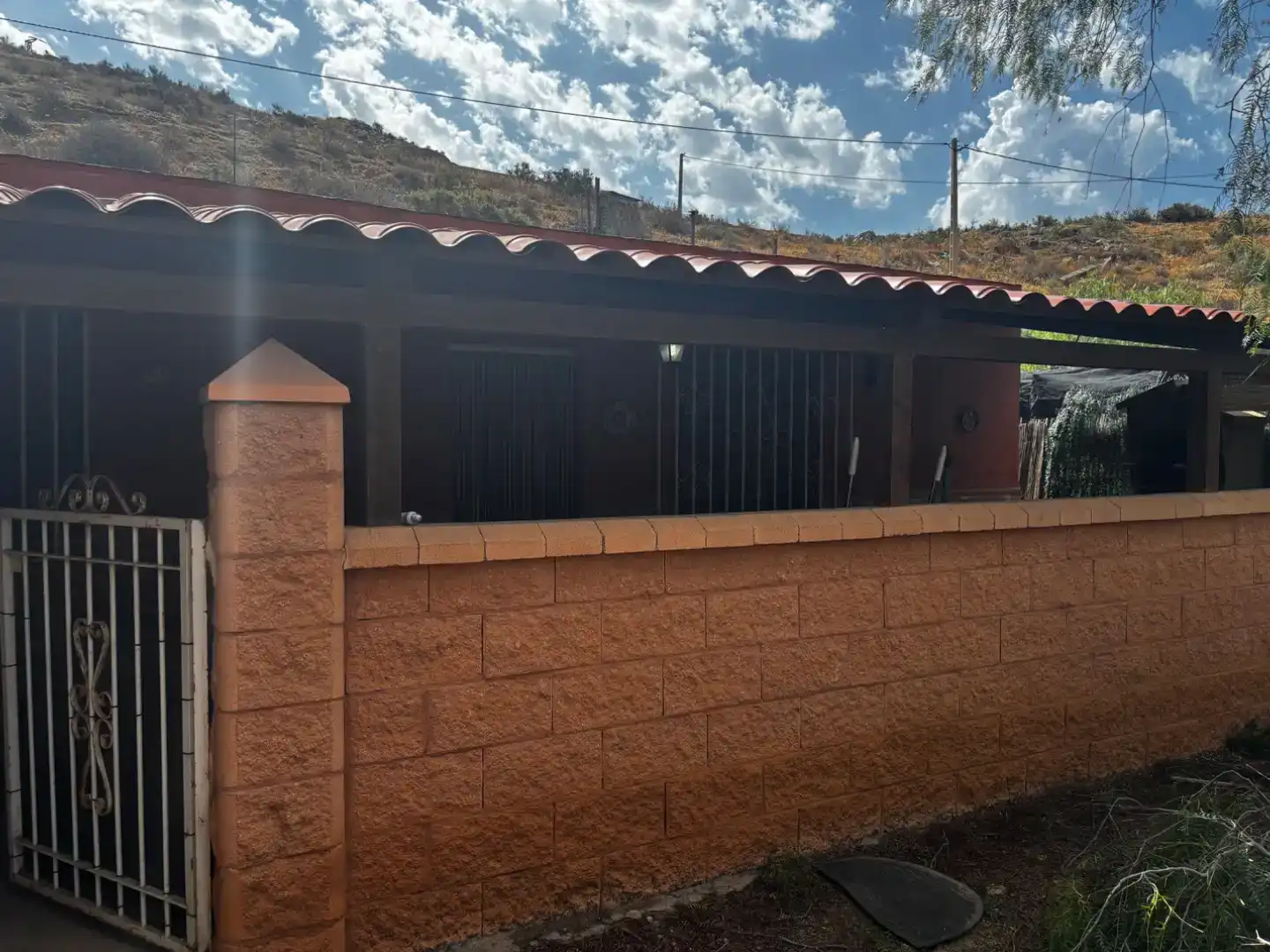 Vista exterior de Pis en venda en Pechina amb Jardí privat, Piscina i Moblat