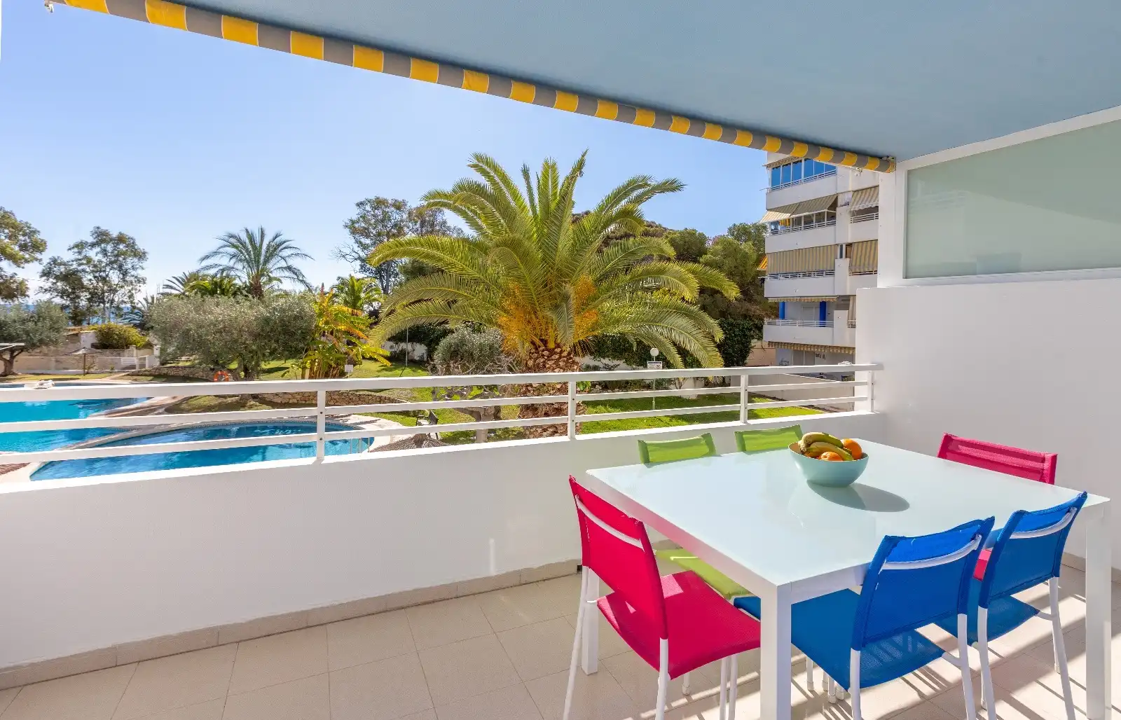 Terrace of Apartments for rent in Villajoyosa / La Vila Joiosa  with Terrace, Swimming Pool and Furnished