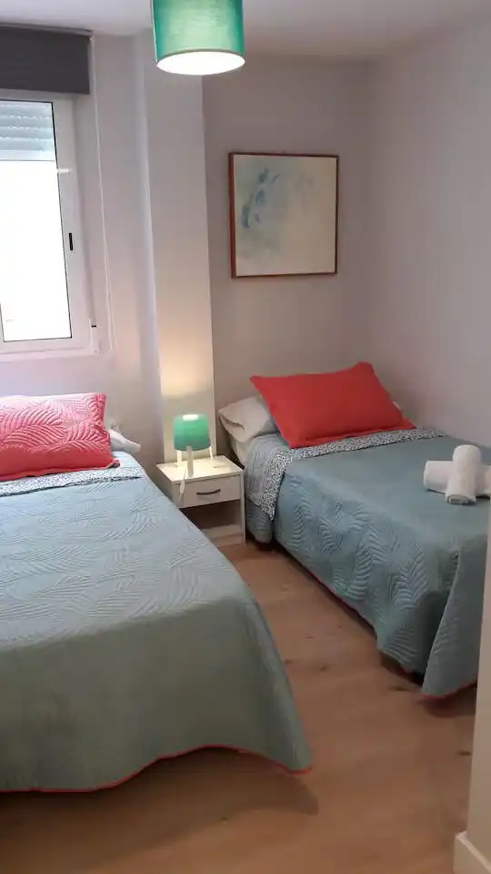 Bedroom of Flat for rent in Terrassa  with Air Conditioner and Furnished
