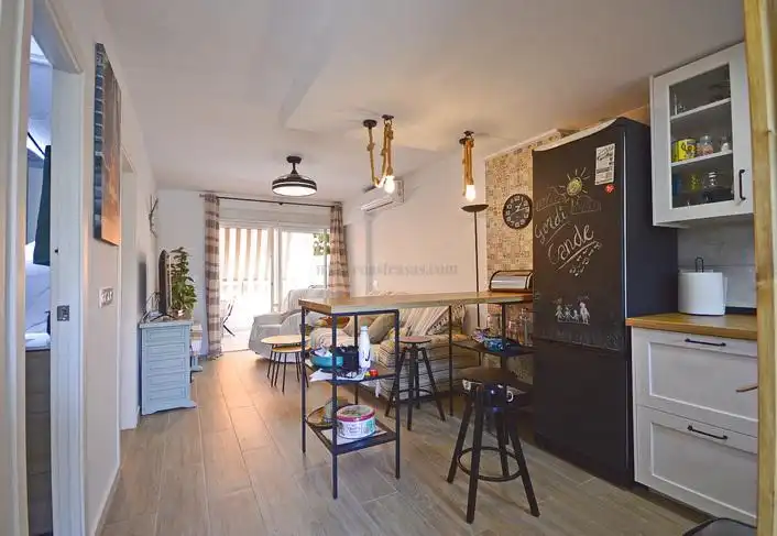 Sala d'estar de Apartament en venda en Torrevieja amb Aire condicionat, Calefacció i Terrassa