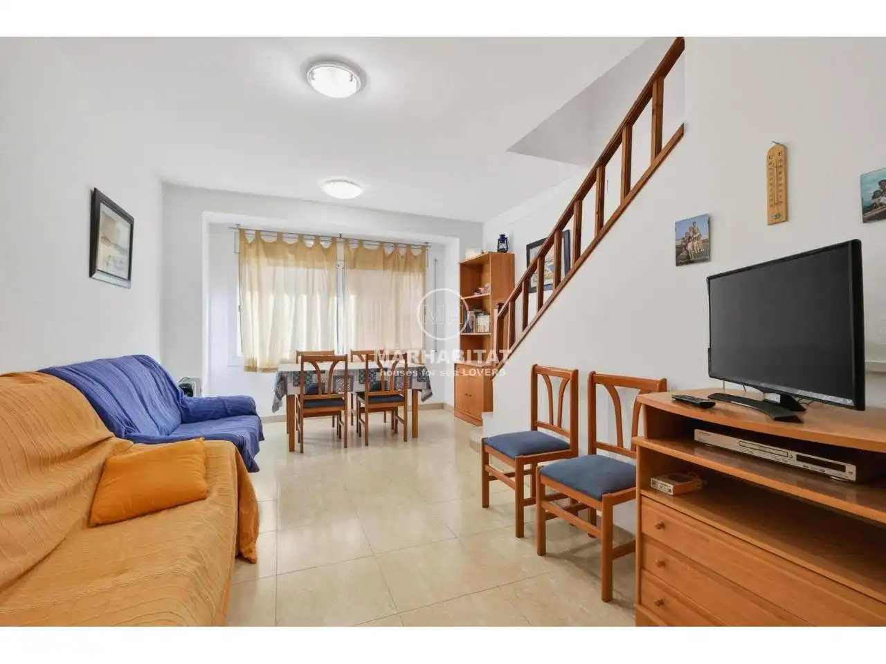 Sala de estar de Casa o chalet en venta en L'Escala con Terraza y Amueblado