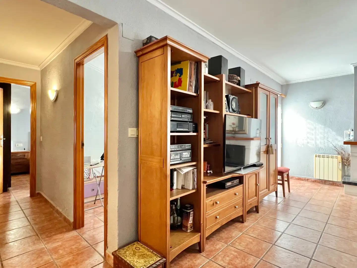 Sala d'estar de Casa adosada en venda en Dénia amb Aire condicionat, Calefacció i Jardí privat
