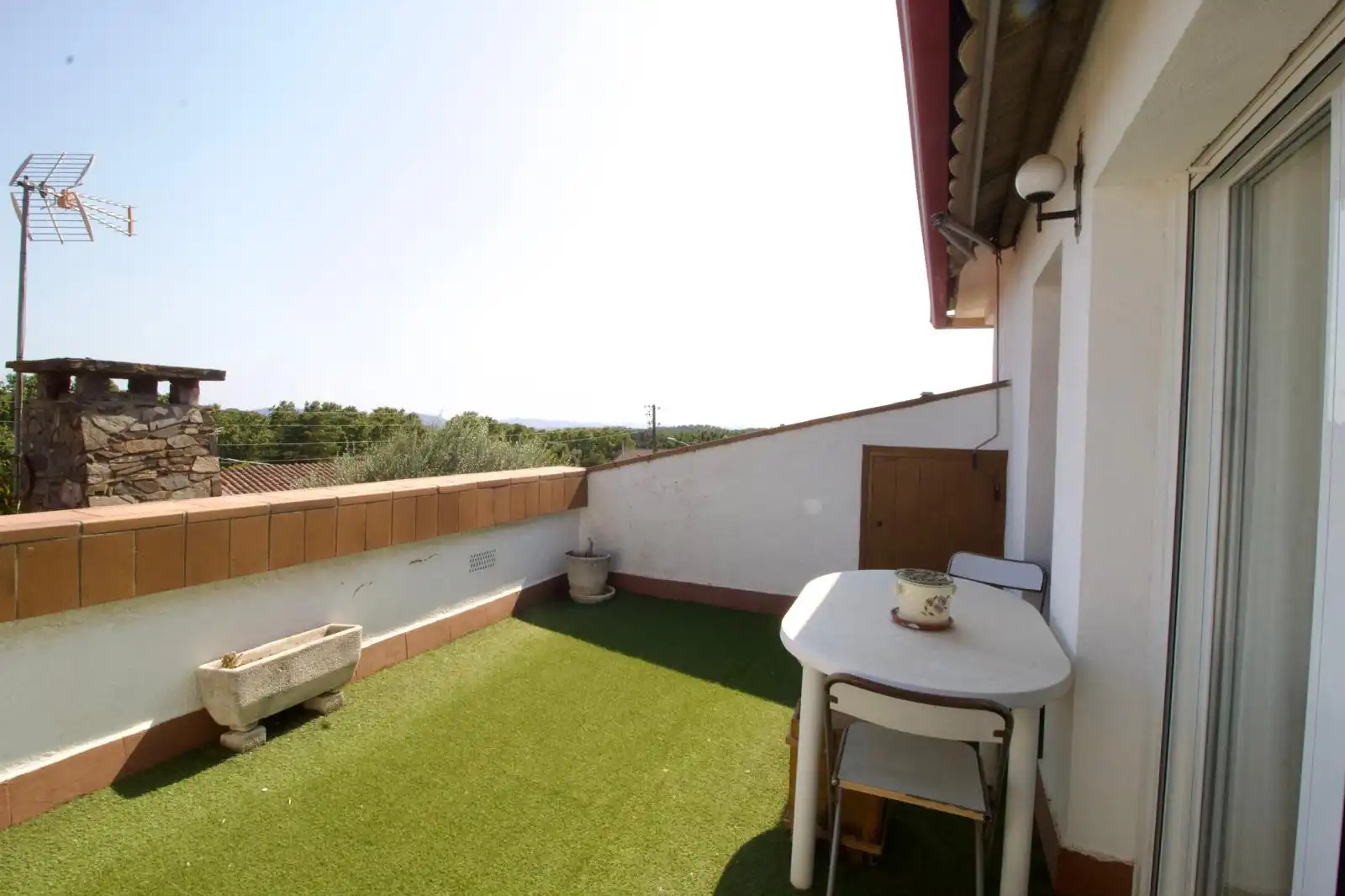 Terrassa de Casa o xalet en venda en Les Franqueses del Vallès amb Aire condicionat, Calefacció i Jardí privat
