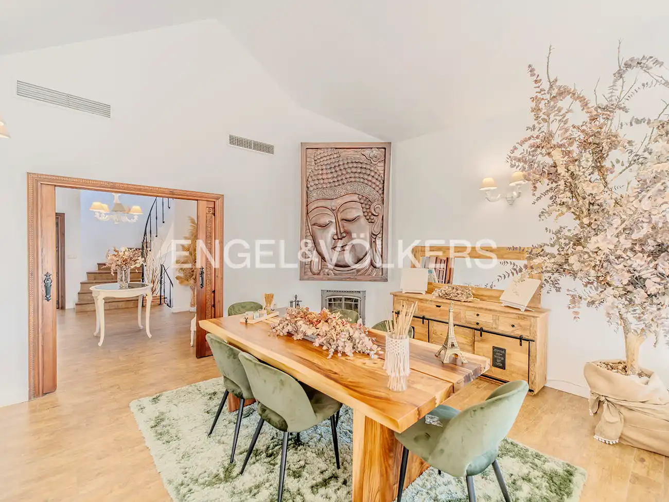 Dining room of Houses for sale in San Vicente del Raspeig / Sant Vicent del Raspeig  with Air Conditioner, Heating and Private garden