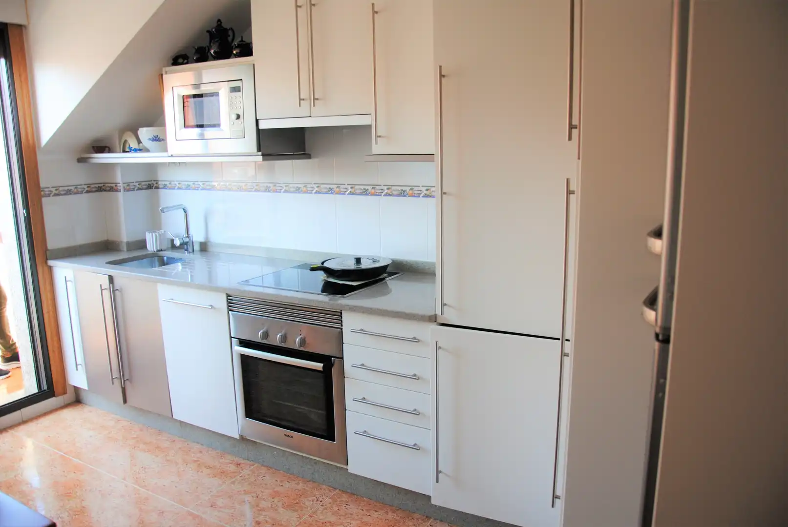 Kitchen of Apartments for rent in Sanxenxo  with Furnished, Oven and Washing machine