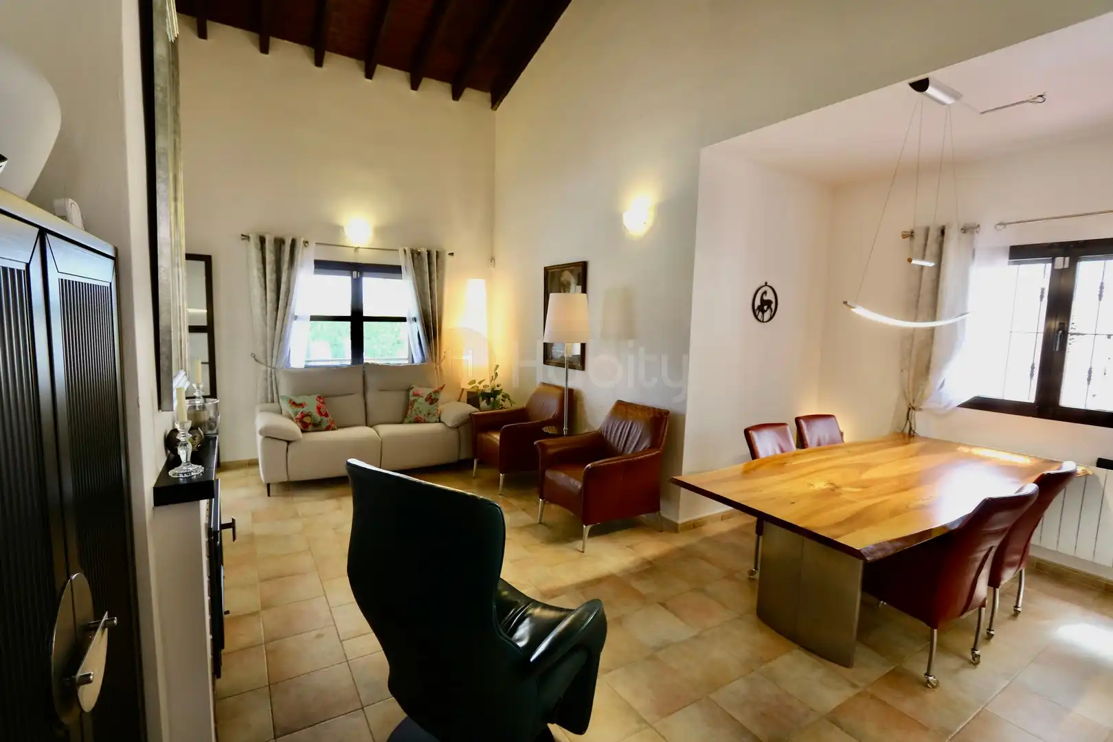 Sala de estar de Casa o chalet en venta en Fuente Álamo de Murcia con Aire acondicionado, Calefacción y Jardín privado