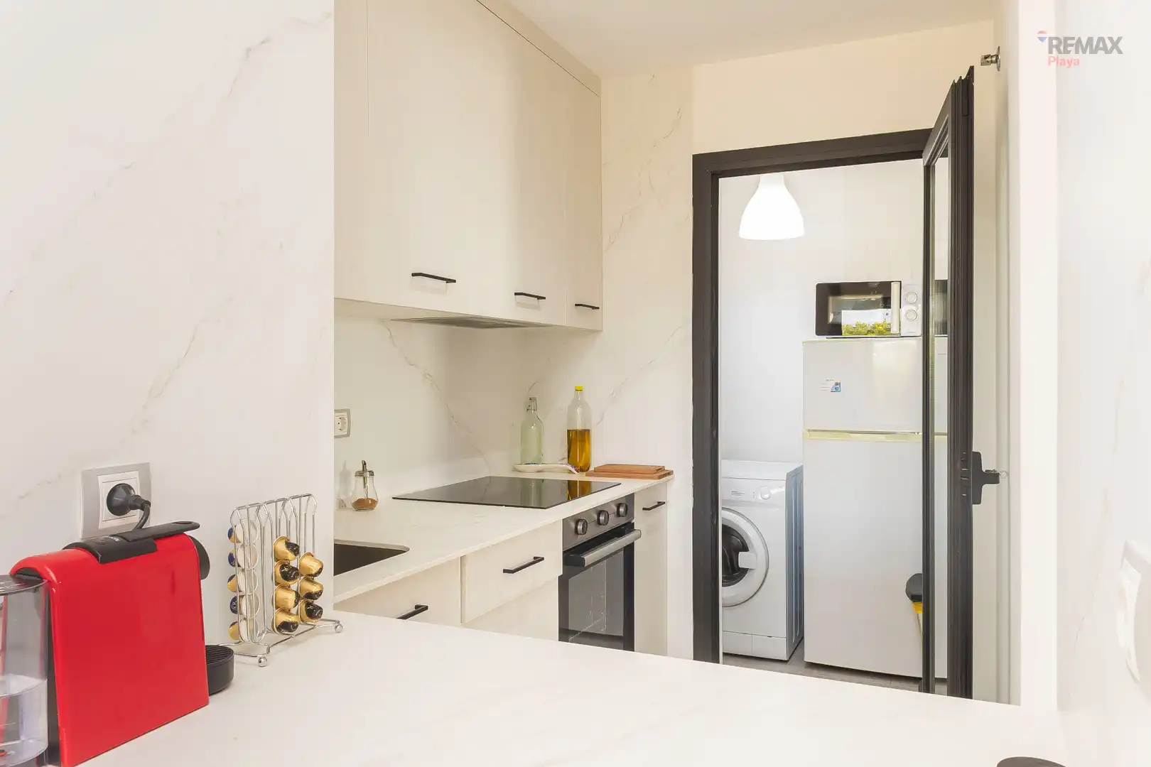 Kitchen of Apartments for sale in Vera  with Air Conditioner, Private garden and Terrace
