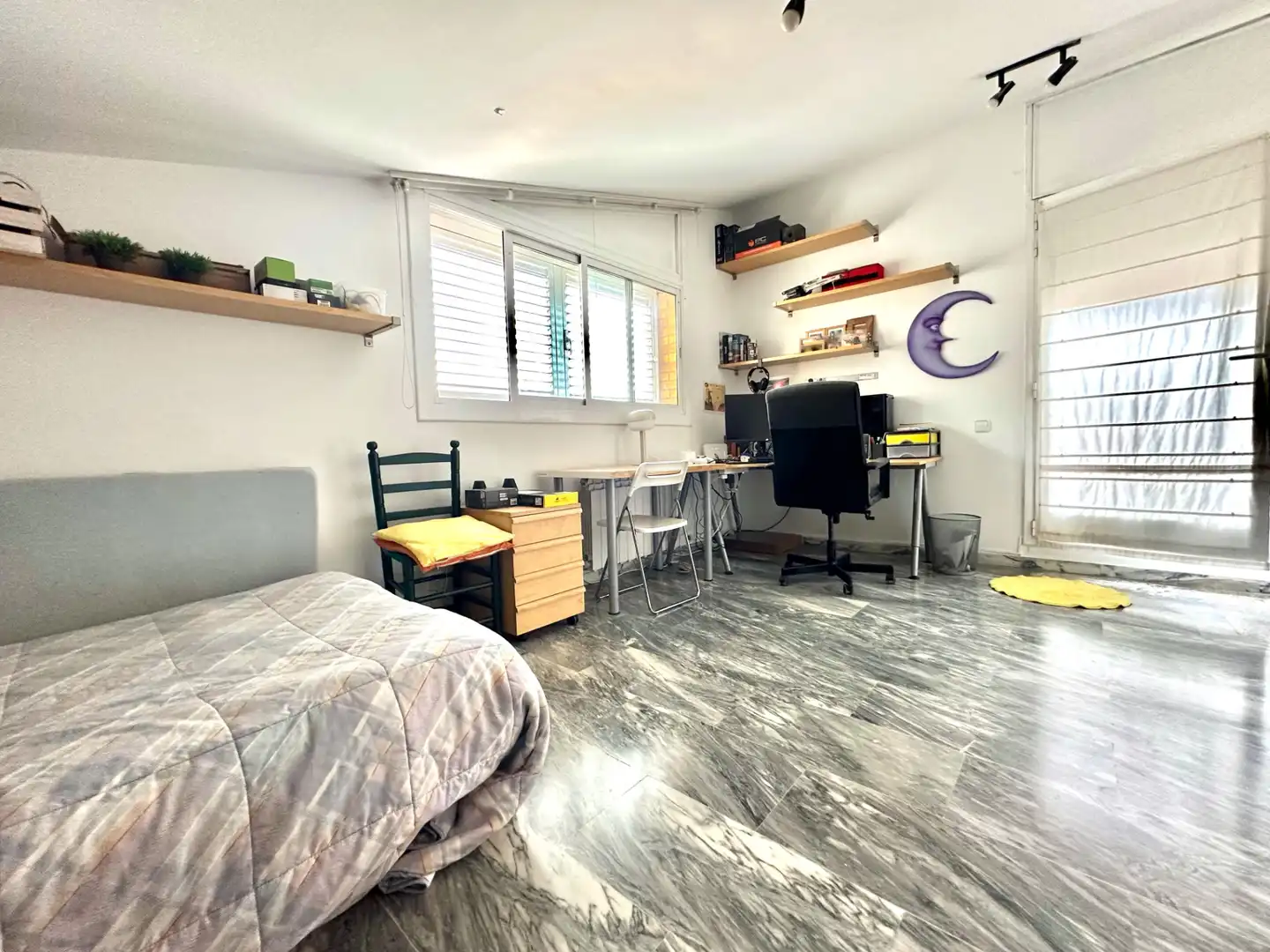 Bedroom of Detached homes for sale in Santa Coloma de Gramenet  with Air Conditioner, Heating and Terrace