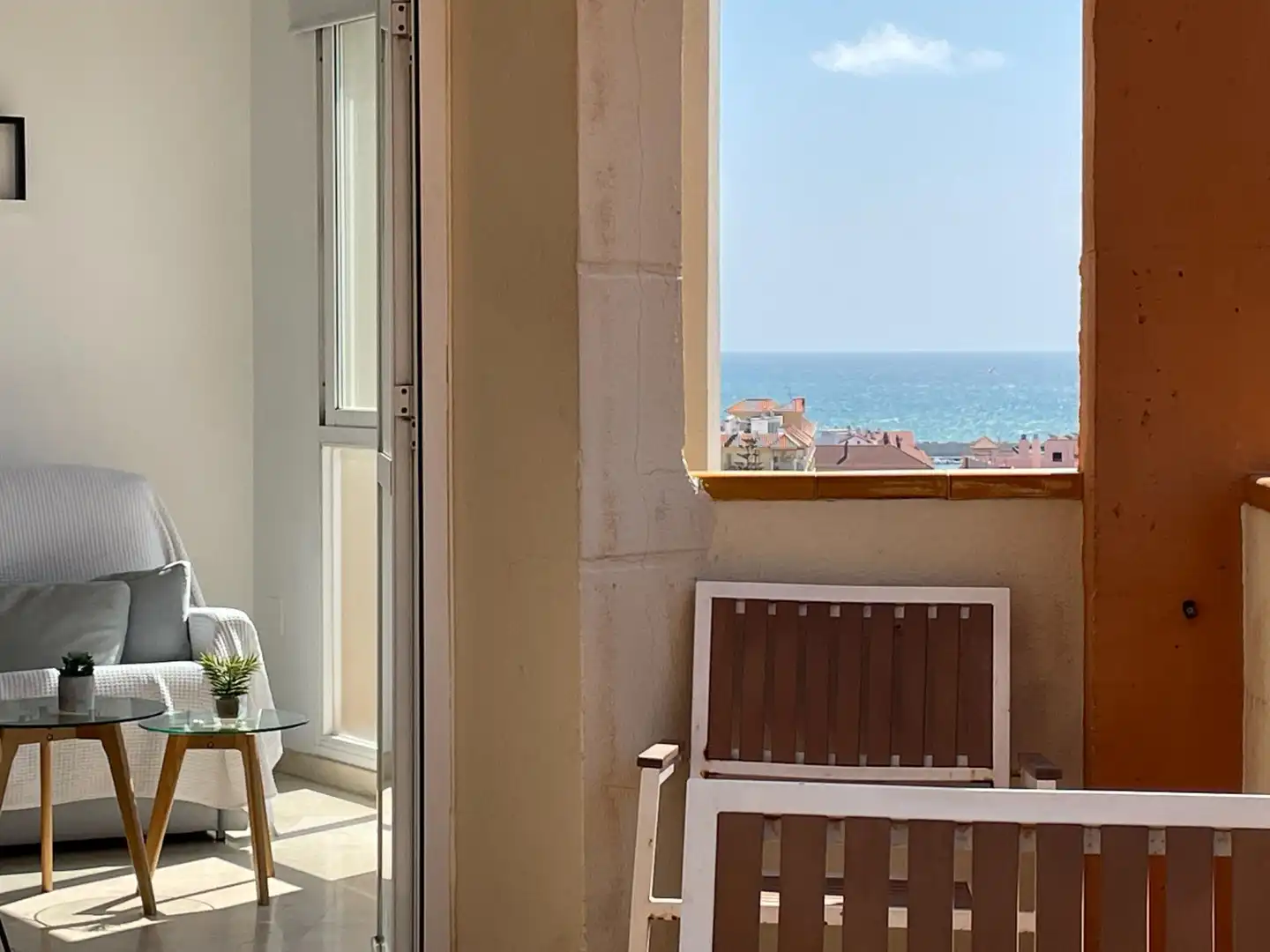 Balcony of Attic for sale in Fuengirola  with Air Conditioner, Private garden and Terrace