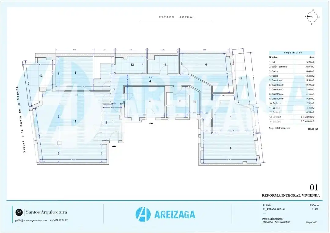 Piso en venta en Donostia - San Sebastián  con Calefacción, Terraza y Balcón