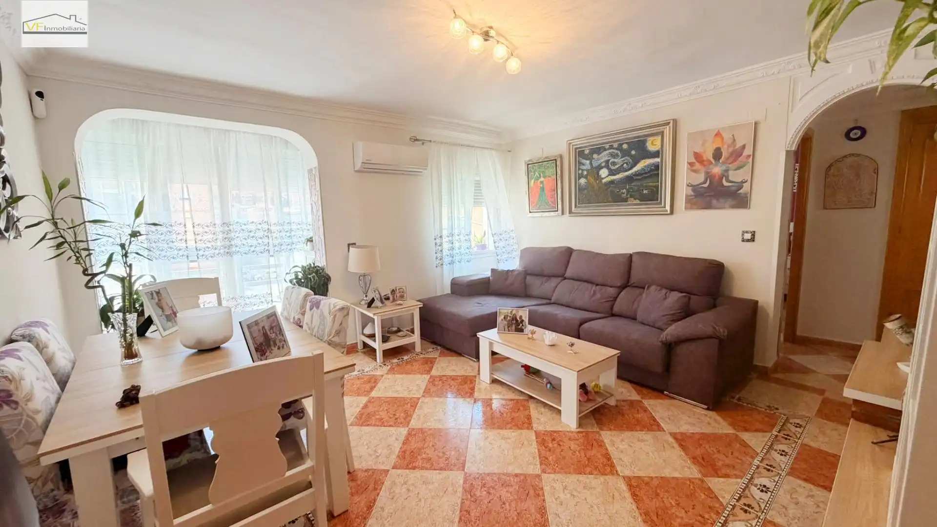 Living room of Flat for sale in Málaga  with Air Conditioner and Heating