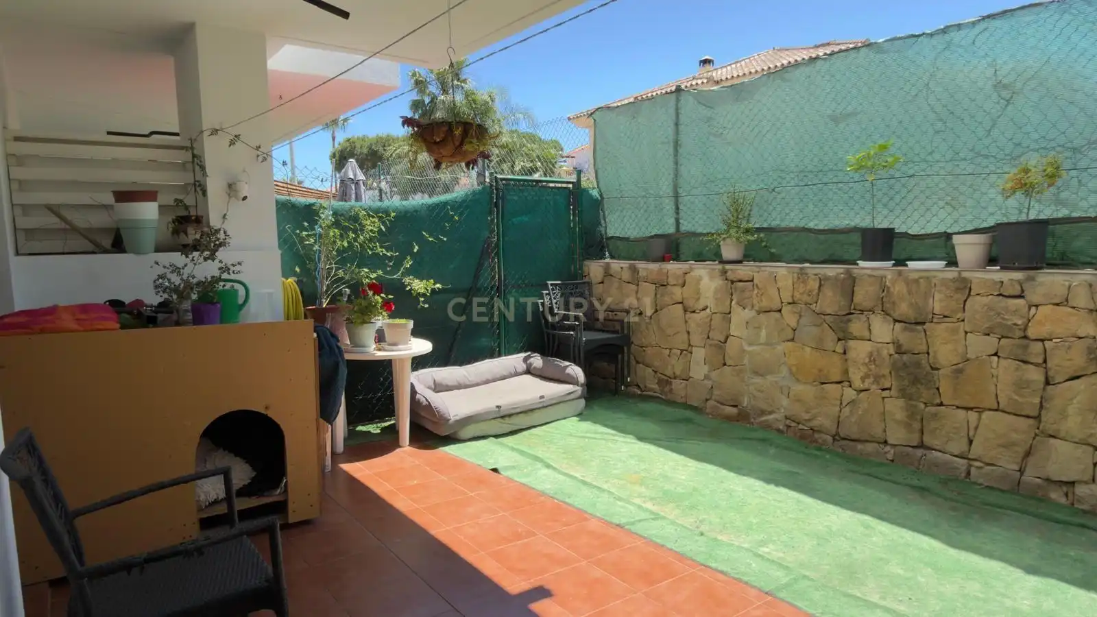 Terraza de Apartamento en venta en Mijas con Jardín privado, Trastero y Piscina comunitaria