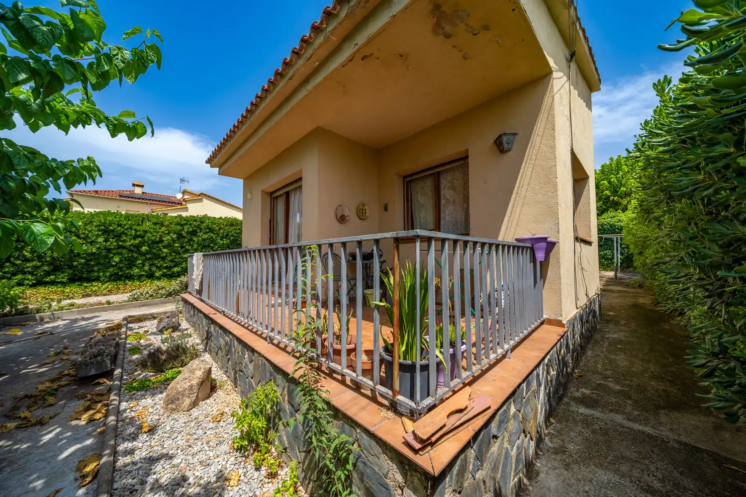 Vista exterior de Casa o chalet en venta en Sils con Calefacción