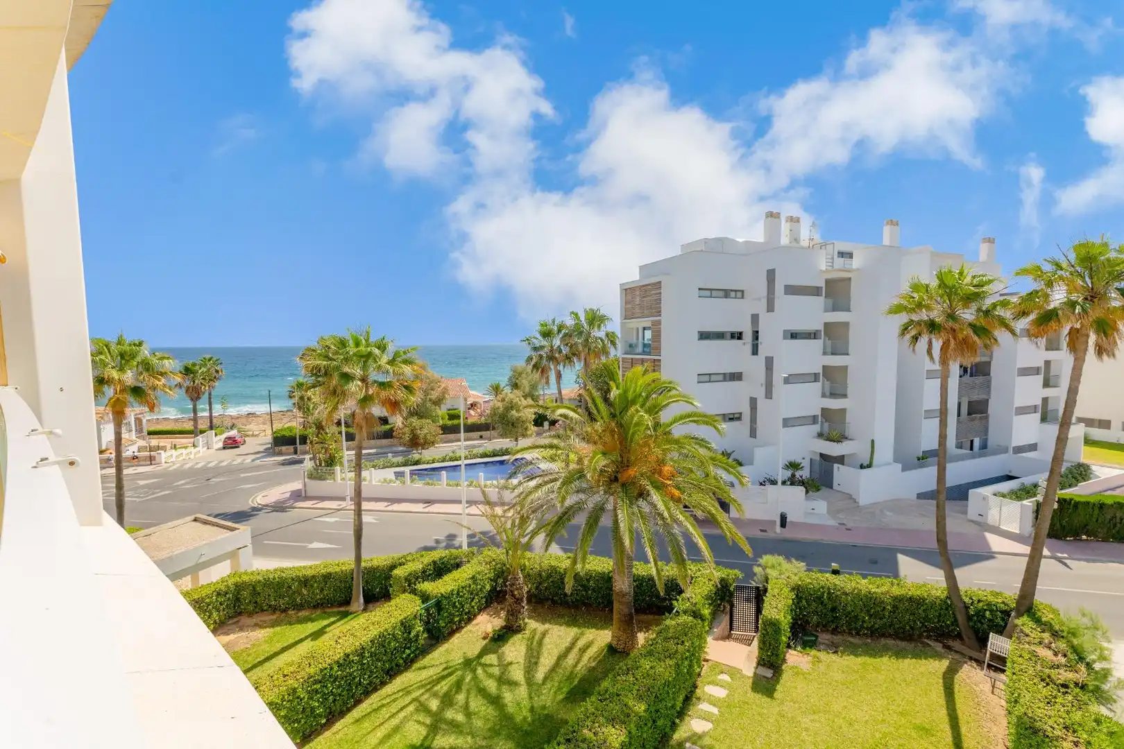 Vista exterior de Piso en venta en Jávea / Xàbia con Aire acondicionado, Jardín privado y Terraza