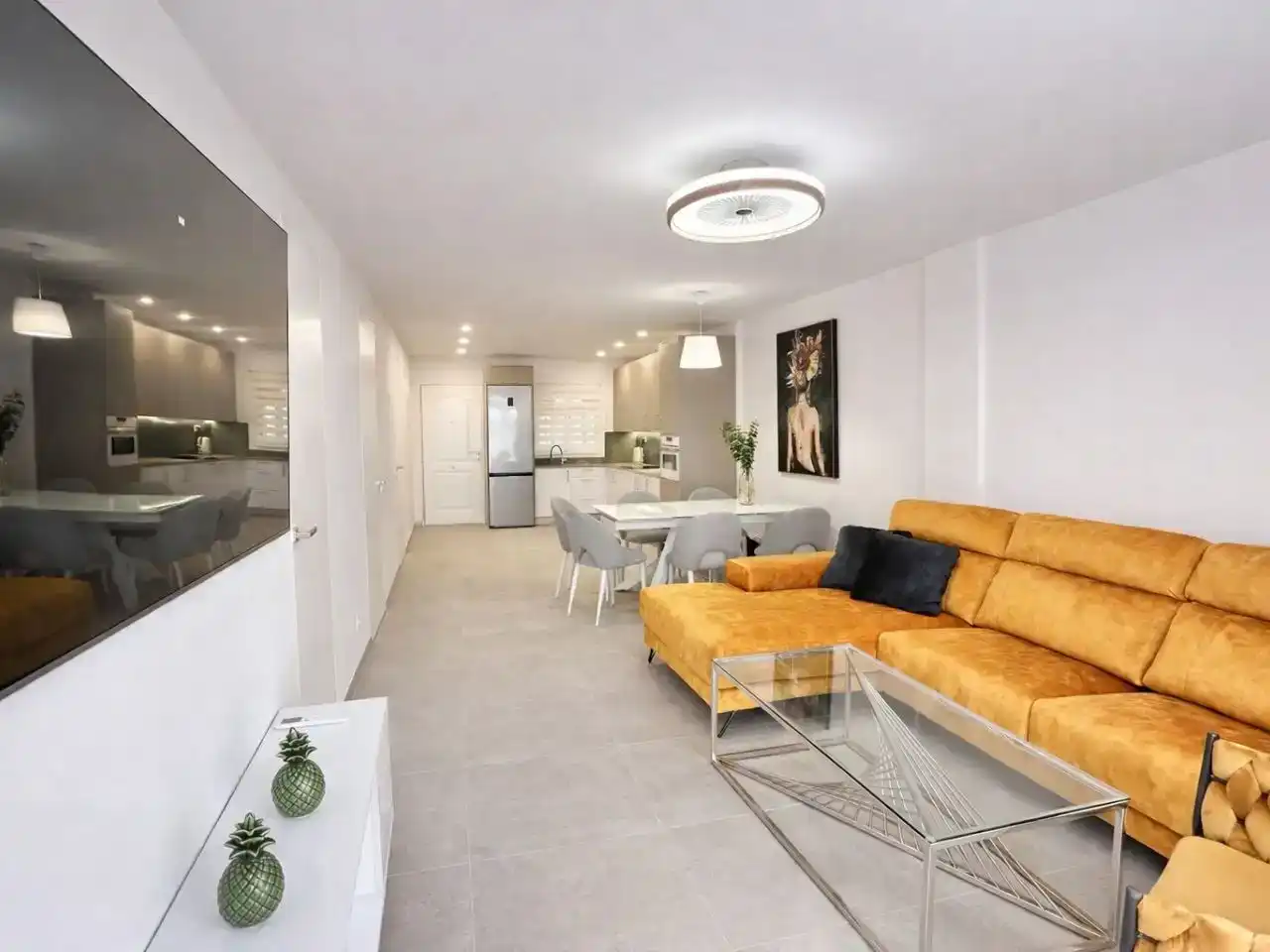 Sala d'estar de Apartament en venda en Arona amb Aire condicionat, Piscina i Balcó