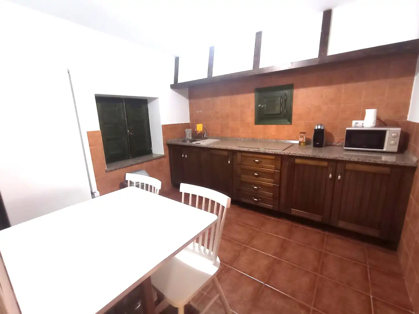 Cuina de Casa adosada de lloguer en Anievas amb Calefacció, Jardí privat i Parquet