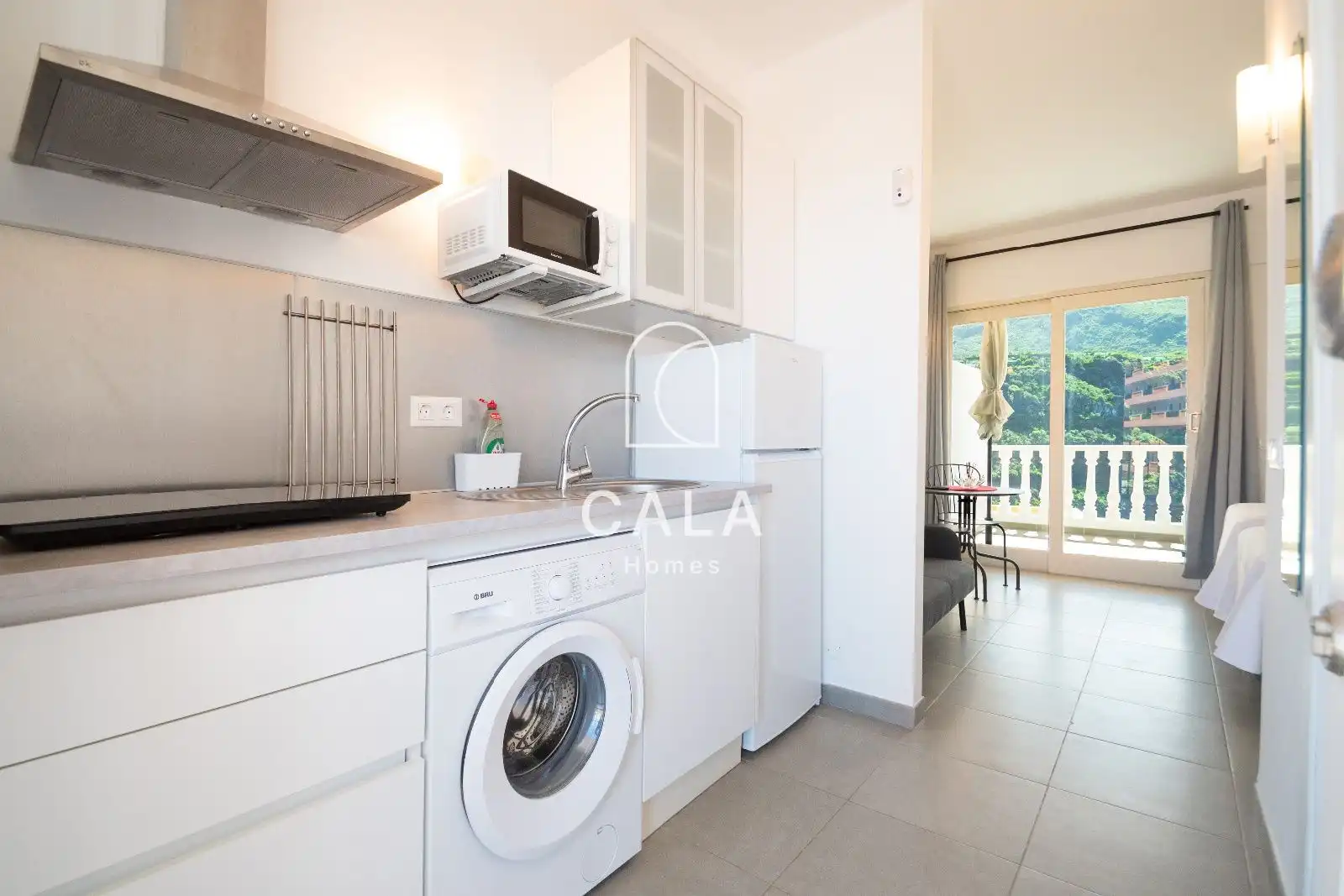 Kitchen of Flat for sale in Icod de los Vinos  with Terrace, Furnished and Balcony