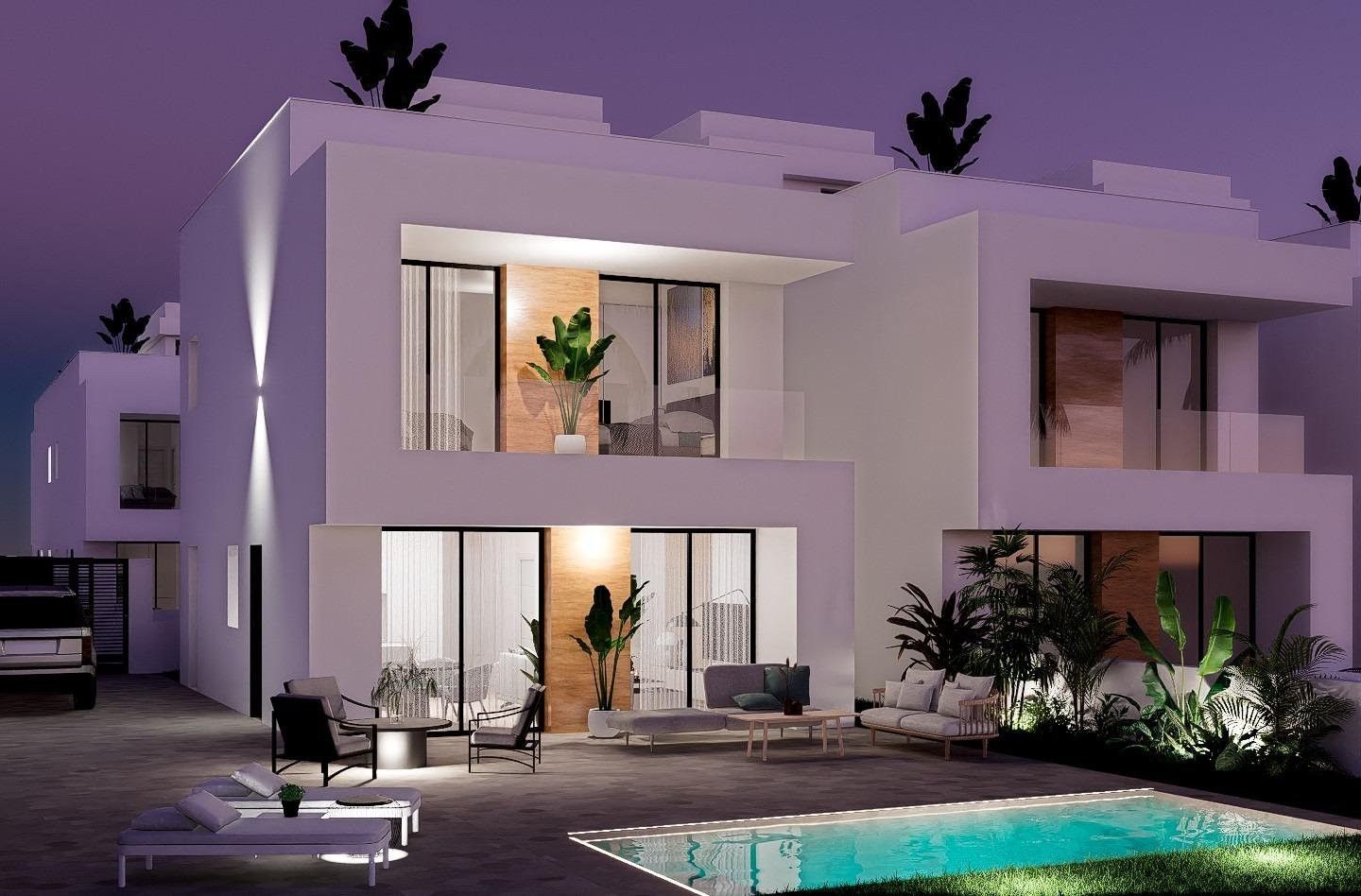 Exterior view of House or chalet for sale in Orihuela  with Air Conditioner, Private garden and Terrace