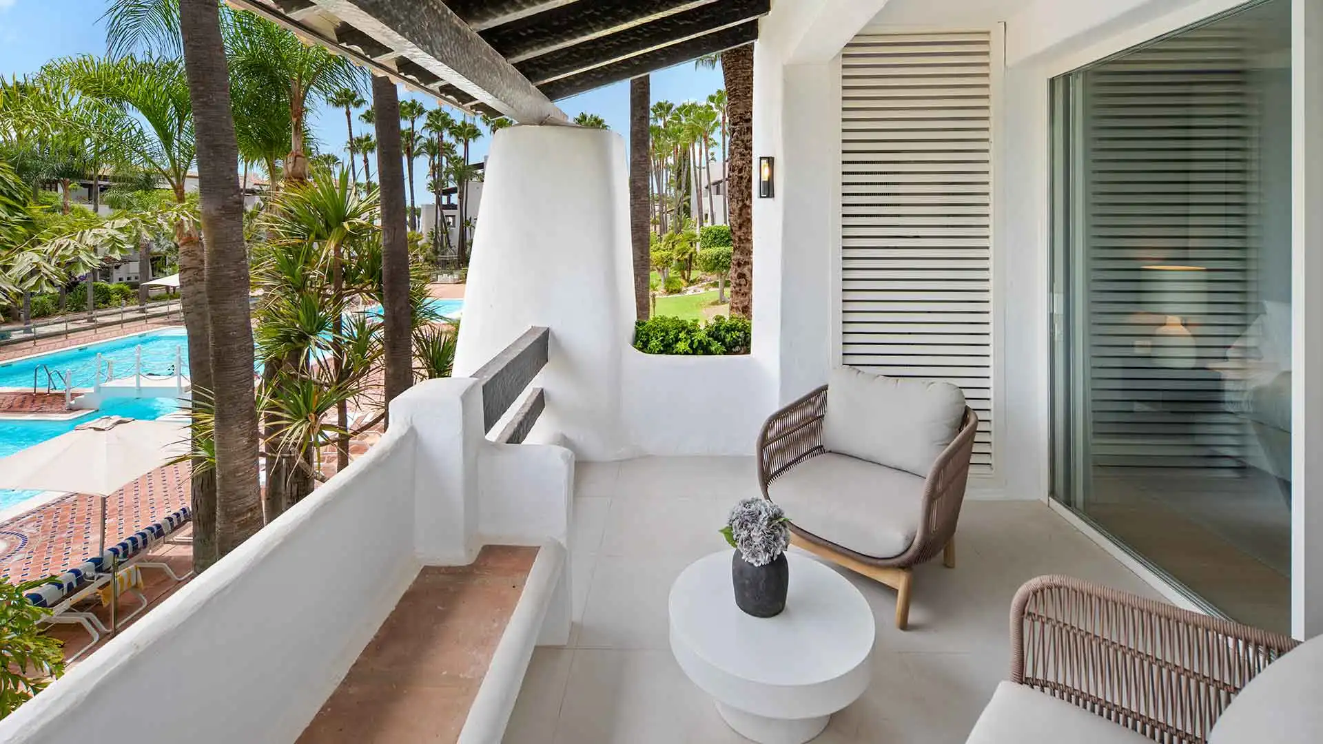 Terraza de Apartamento en venta en Marbella con Aire acondicionado, Terraza y Piscina