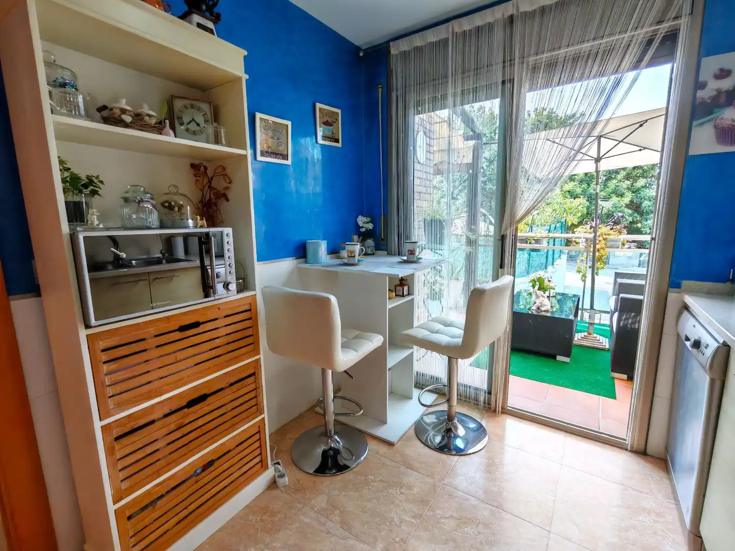 Terraza de Casa adosada en venta en El Vendrell con Aire acondicionado, Calefacción y Jardín privado