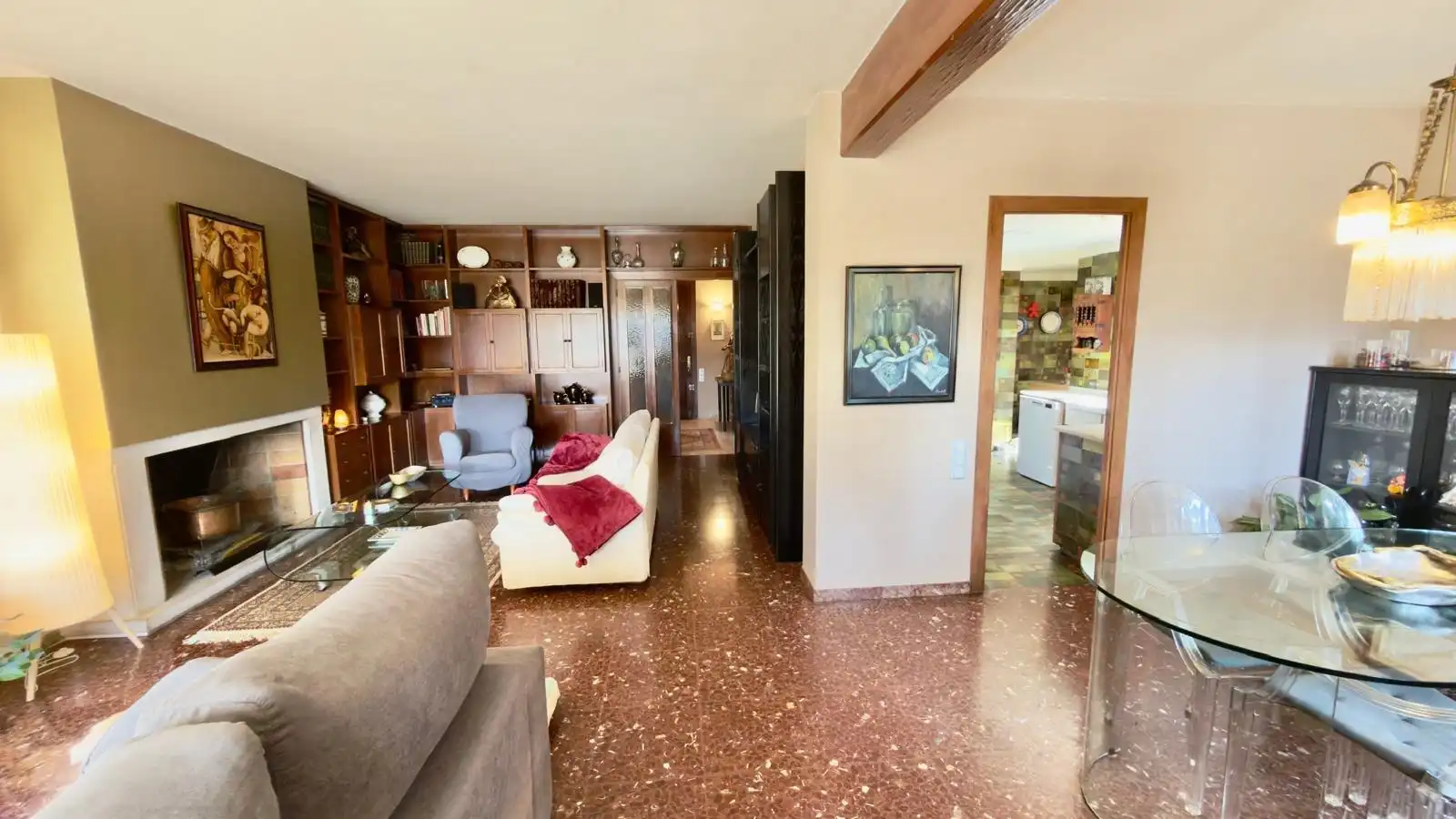 Sala d'estar de Casa o xalet en venda en Igualada amb Calefacció, Jardí privat i Terrassa