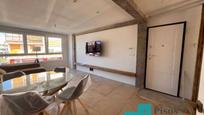 Living room of Flat for sale in Laredo  with Heating, Terrace and Furnished