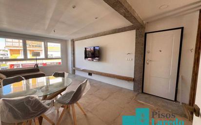 Living room of Flat for sale in Laredo  with Heating, Terrace and Furnished