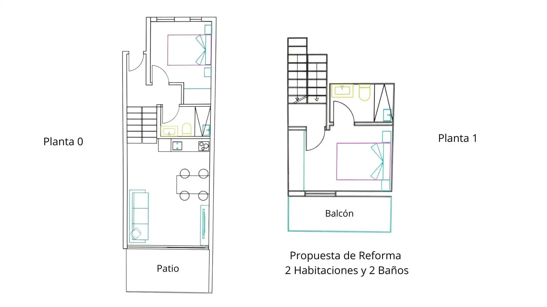 Einfamilien-Reihenhaus zum Verkauf in Adeje mit Terrasse und Schwimmbad