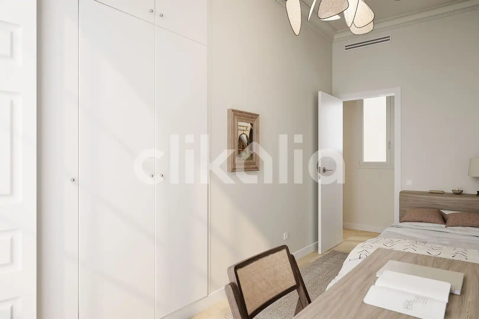 Bedroom of Flat for sale in Sevilla  with Air Conditioner and Terrace