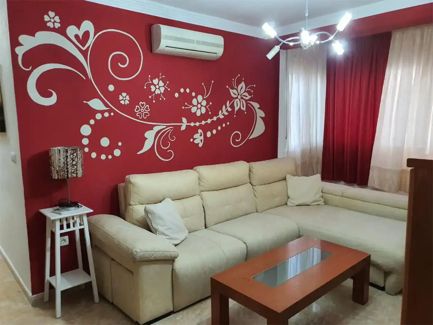 Living room of Flat for rent in Málaga Capital  with Air Conditioner