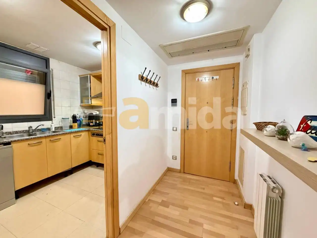 Kitchen of Flat for sale in Sabadell  with Air Conditioner, Heating and Parquet flooring