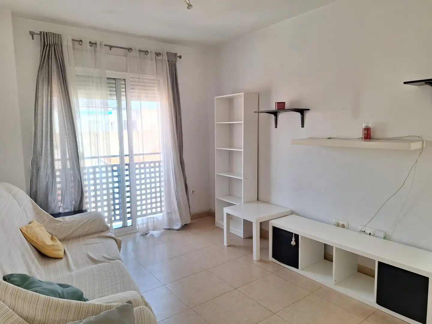 Sala d'estar de Àtic de lloguer en Murcia amb Aire condicionat, Calefacció i Terrassa