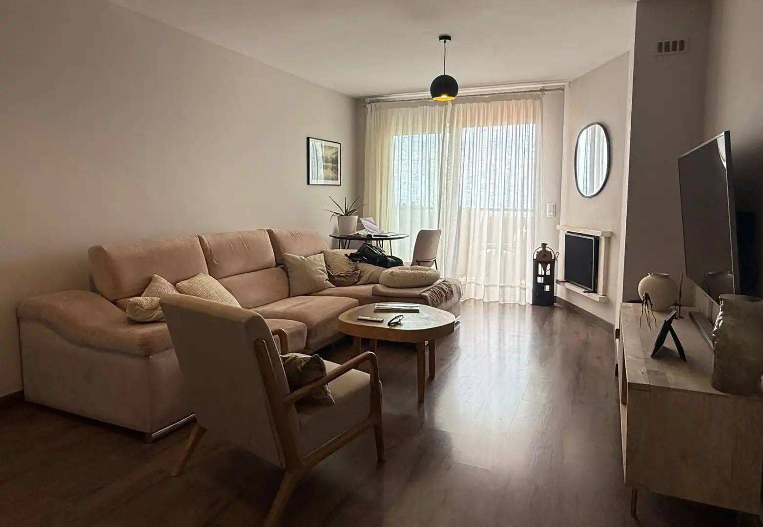 Sala d'estar de Apartament en venda en Mijas amb Aire condicionat, Calefacció i Terrassa