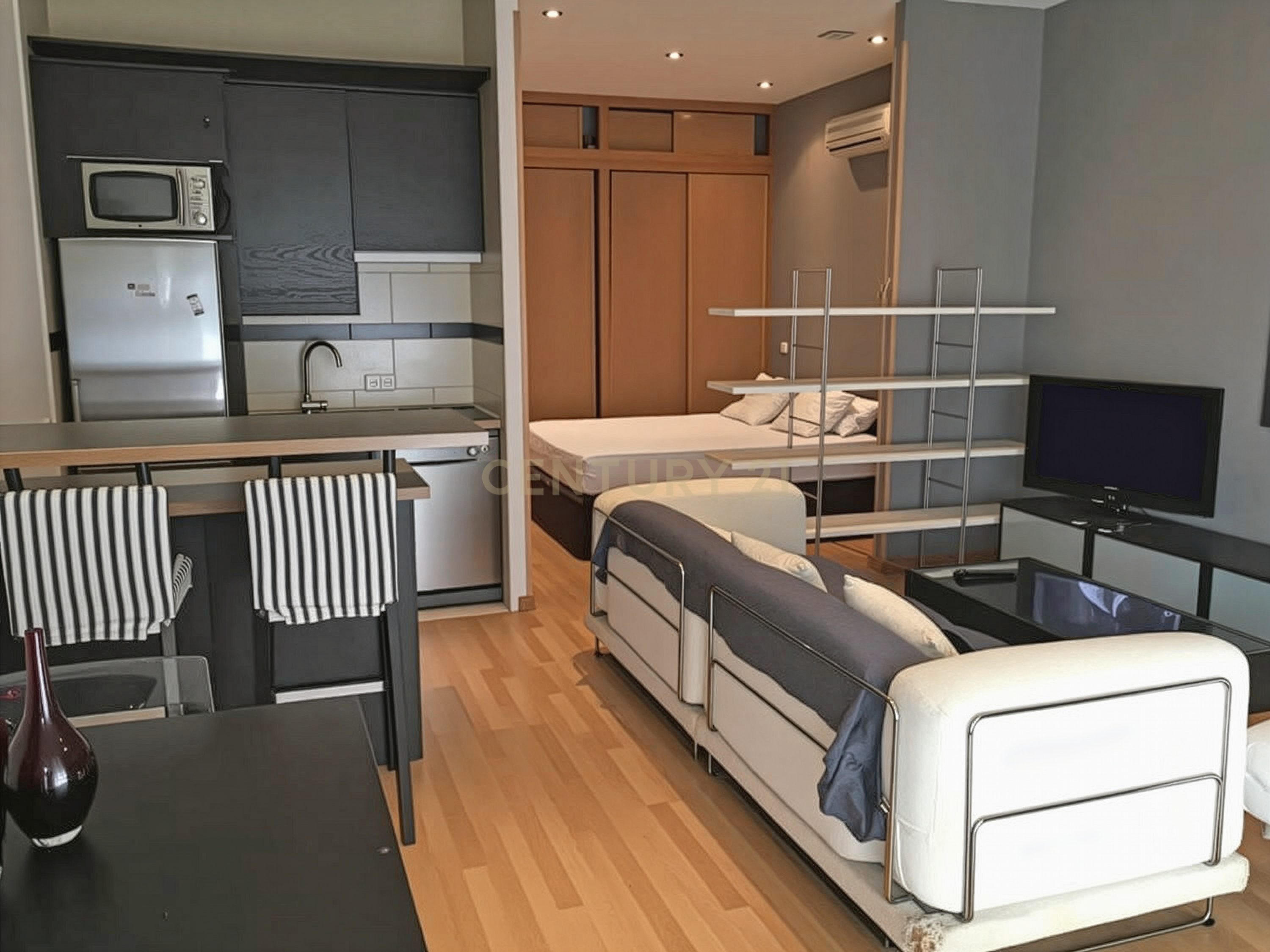 Sala d'estar de Pis en venda en  Madrid Capital amb Aire condicionat