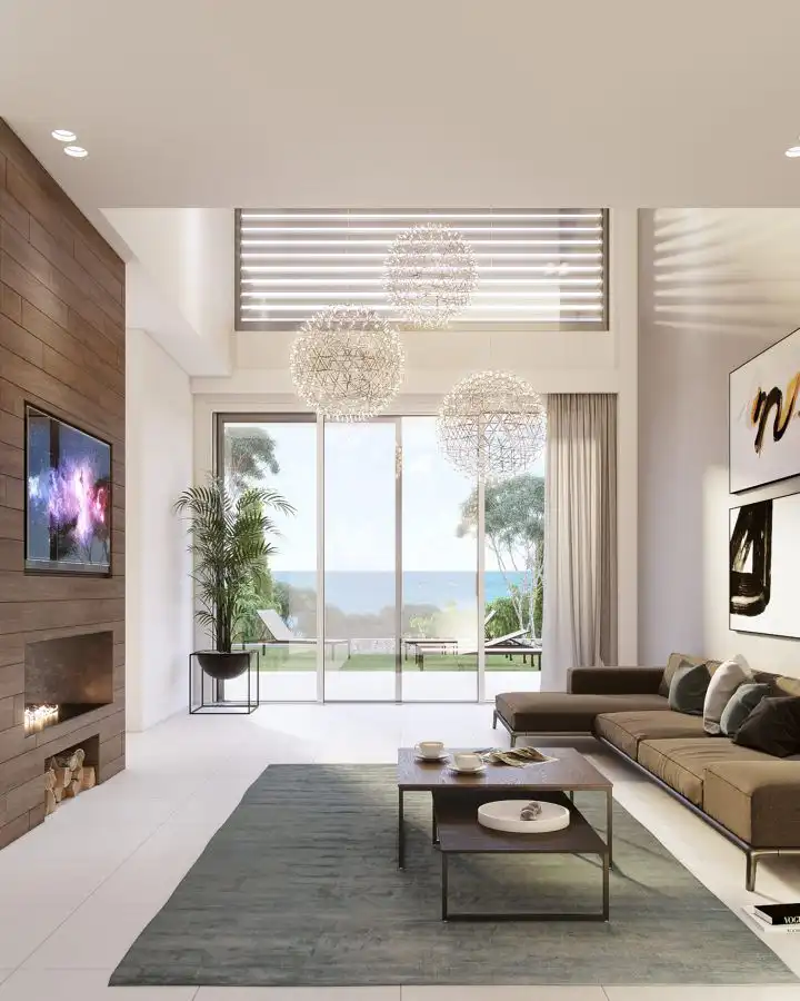 Sala de estar de Casa o chalet en venta en Marbella con Aire acondicionado, Calefacción y Terraza
