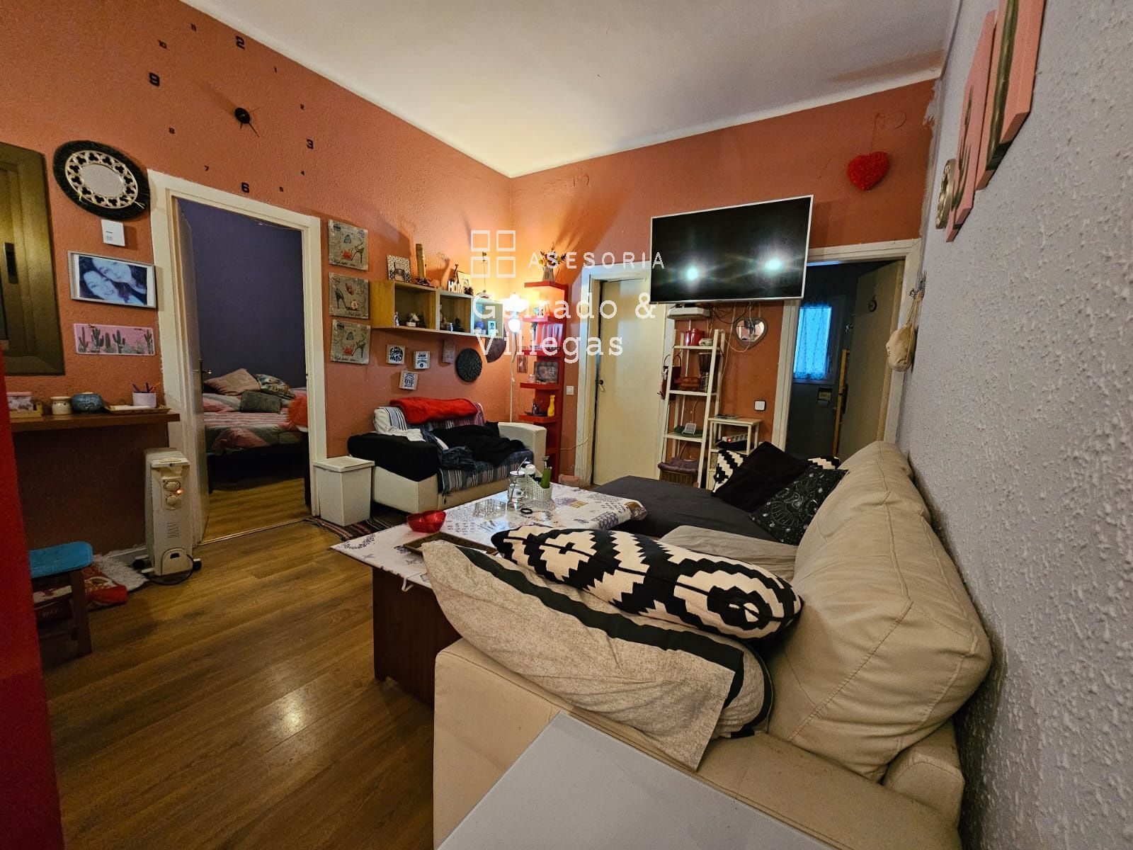 Living room of Flat for sale in  Barcelona Capital  with Storage room