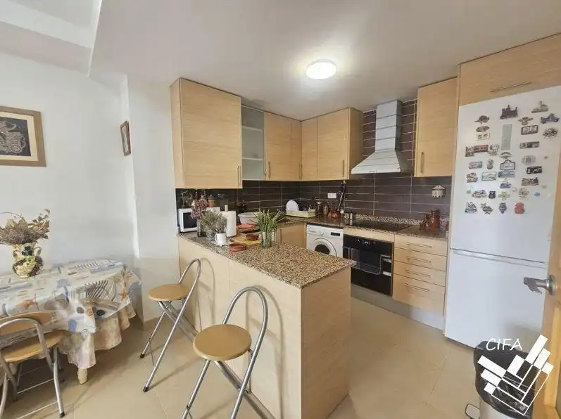 Cocina de Planta baja en venta en San Rafael del Río con Aire acondicionado, Jardín privado y Terraza
