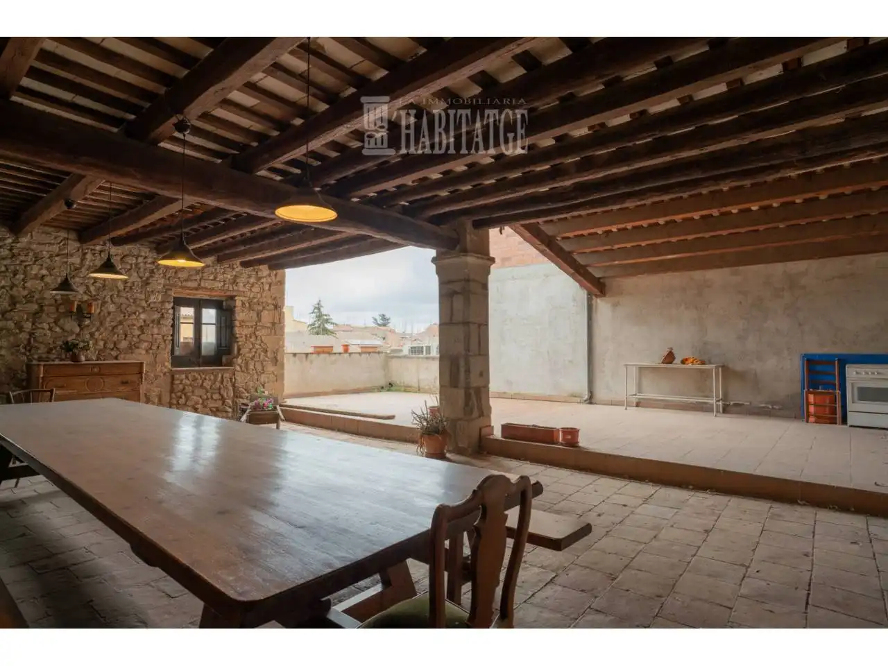 Terrassa de Casa o xalet en venda en Prats de Lluçanès amb Calefacció, Jardí privat i Terrassa