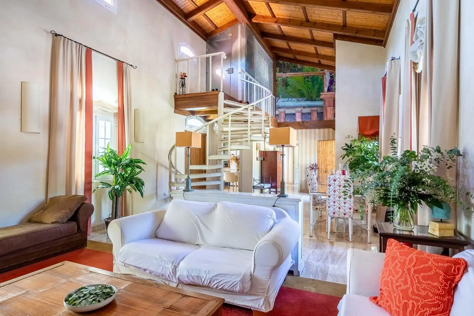 Living room of Houses for sale in Jerez de la Frontera  with Air Conditioner, Private garden and Terrace