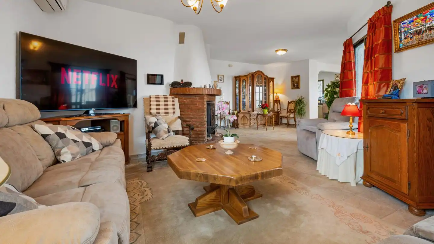 Living room of Houses for sale in Almuñécar  with Air Conditioner, Private garden and Terrace