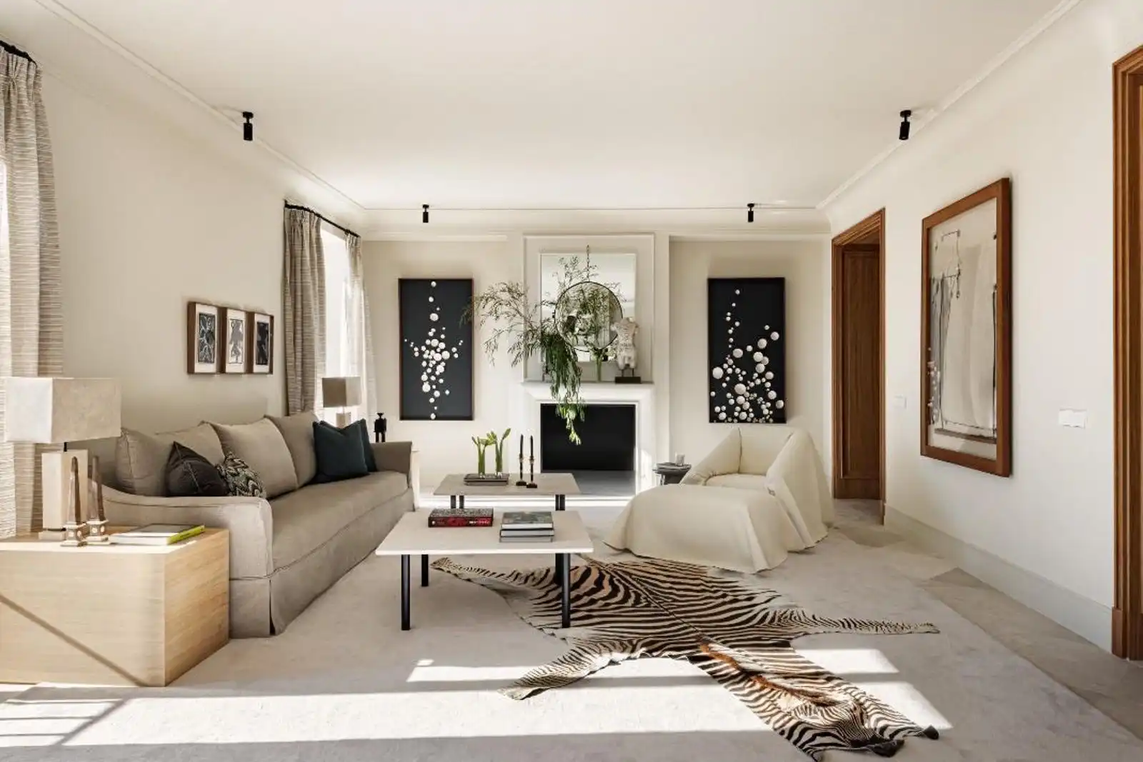 Living room of Flat for sale in Madrid  with Air Conditioner, Heating and Terrace