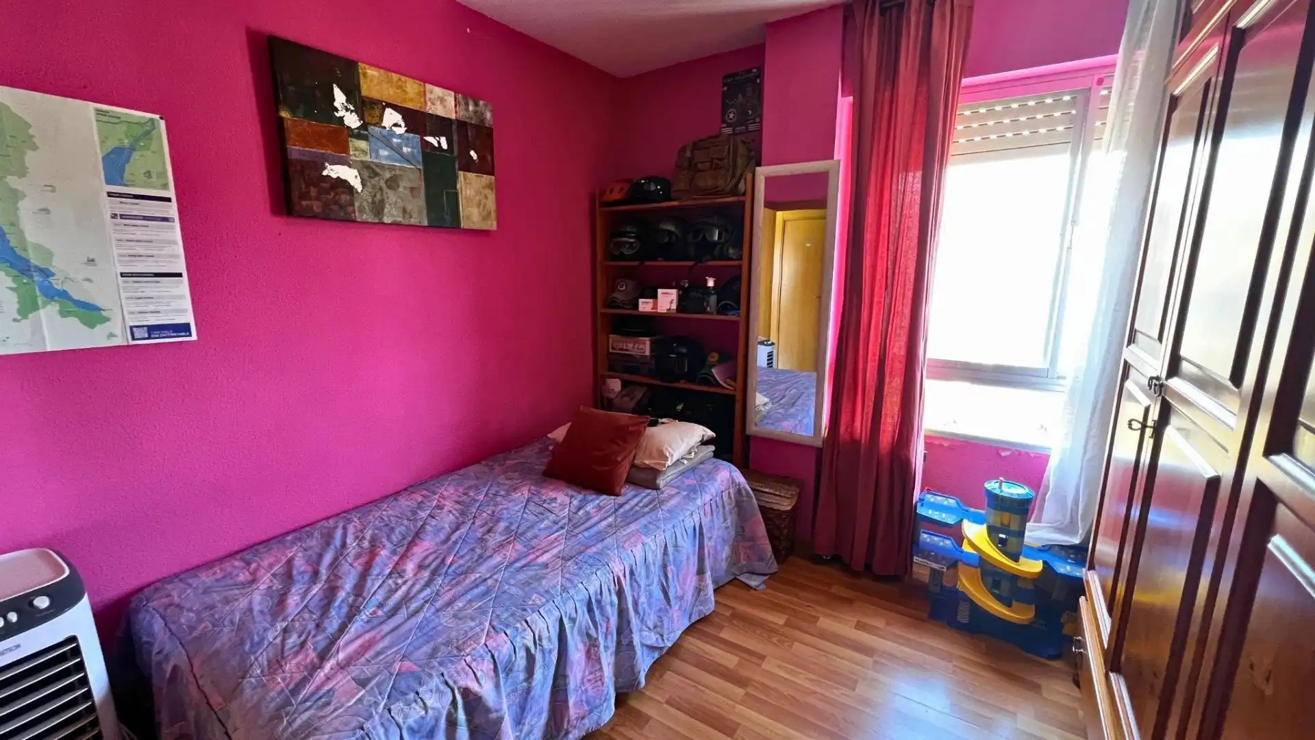 Schlafzimmer von Wohnung zum Verkauf in Monóvar  / Monòver mit Heizung und Balkon