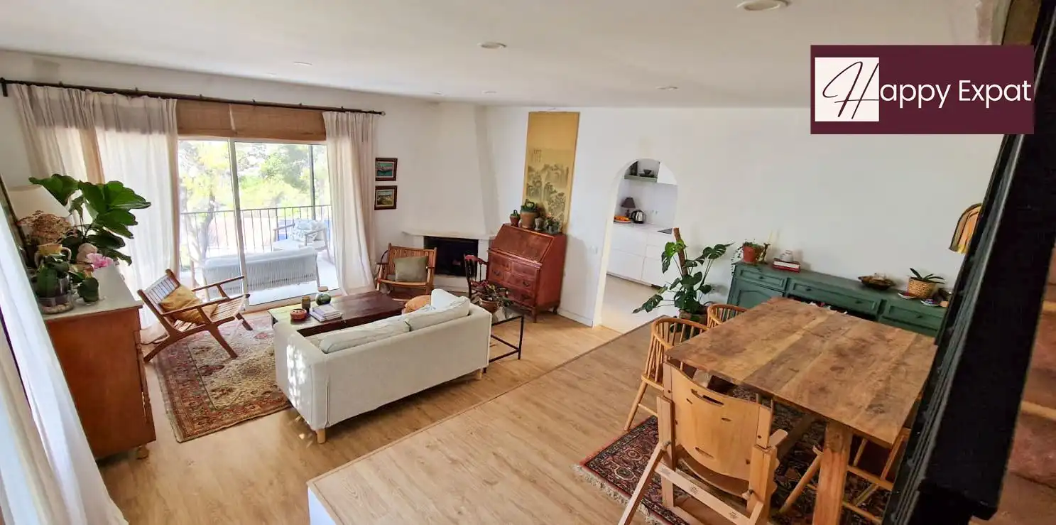 Sala d'estar de Casa o xalet en venda en Sant Pere de Ribes amb Aire condicionat, Calefacció i Jardí privat