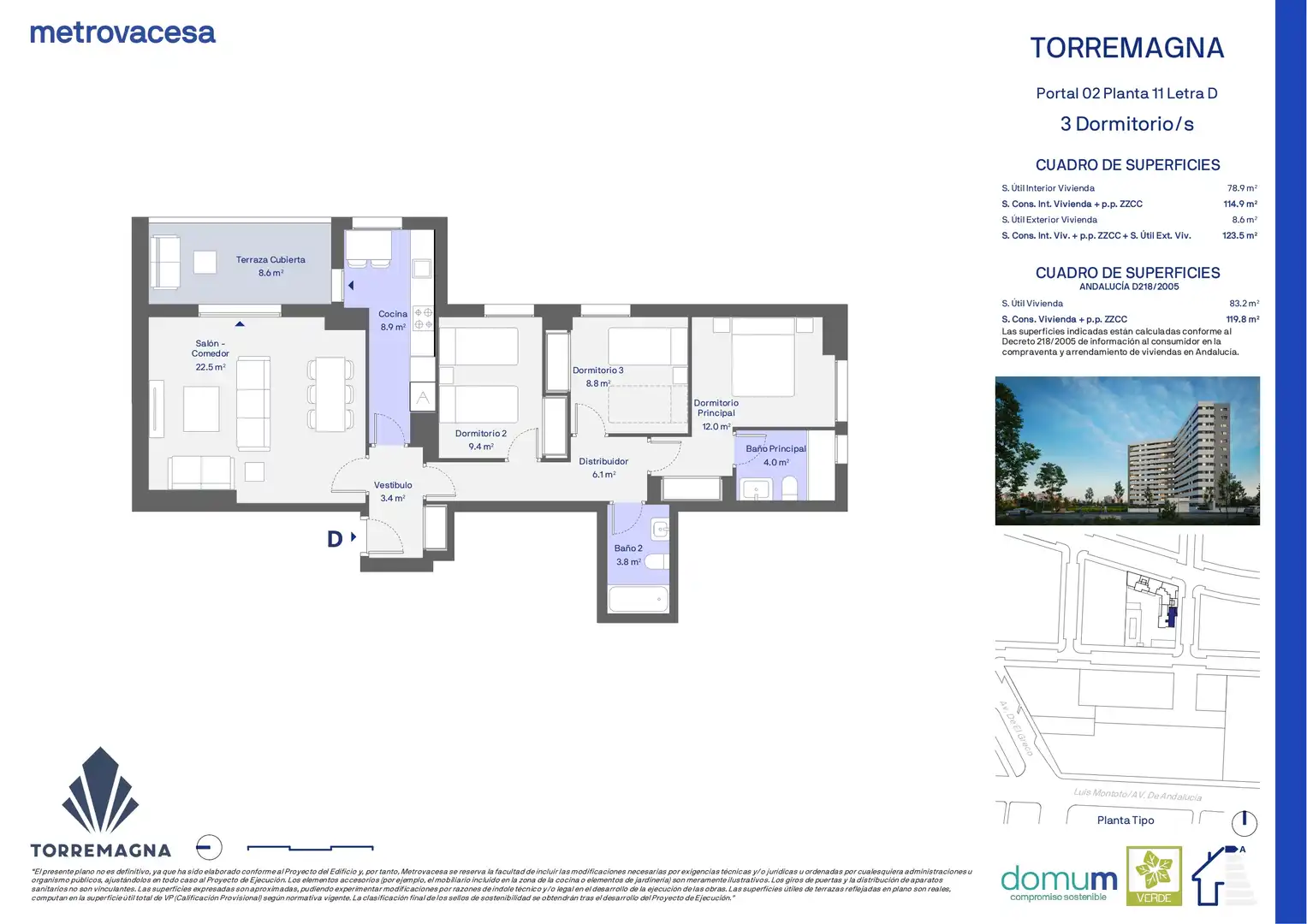 Piso de obra nueva en venta en Cruz del Campo, Sevilla. Parcela RMA. P.E.R.I ARI “La Cruz del Campo", imagen 2