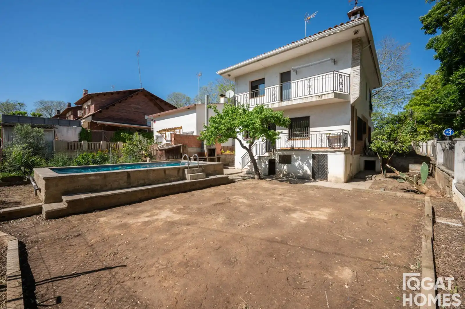 Außenansicht von Haus oder Chalet zum Verkauf in Sant Cugat del Vallès mit Klimaanlage, Heizung und Terrasse